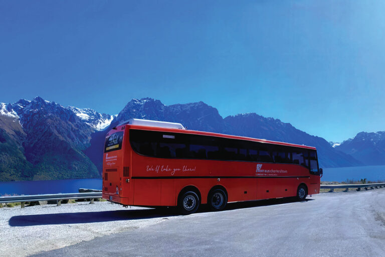 Red Invercargill coach charter by Rambler Coachlines