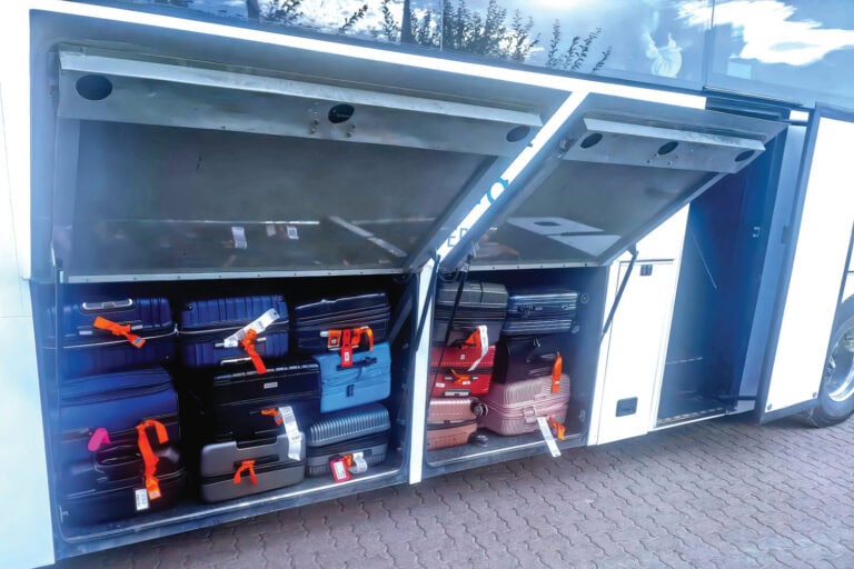 Invercargill coach charter large luggage by Rambler Coachlines