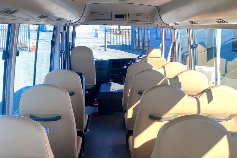 Rambler Coachlines Invercargill minibus rental another inside photo